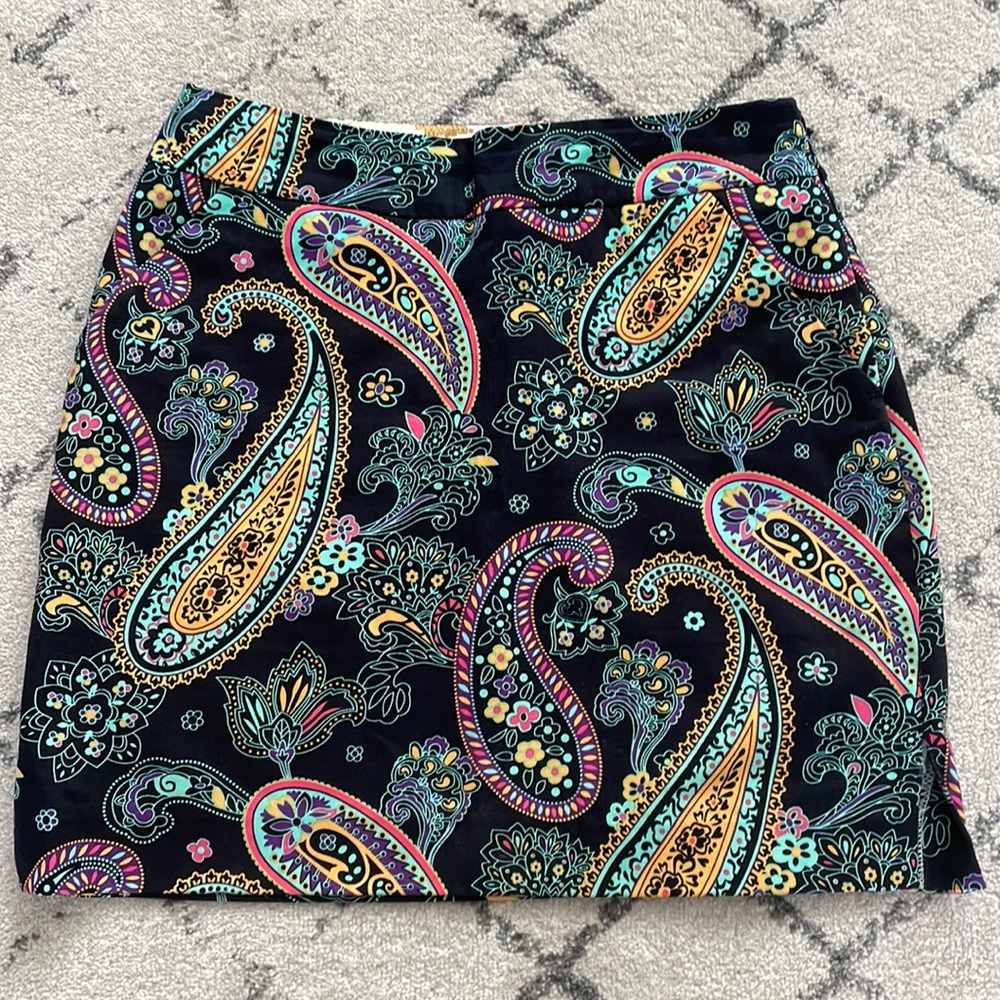 Loudmouth Paisley Golf Skirt Size 2